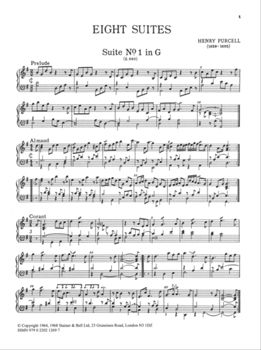 Complete Harpsichord Works. Book 1. Eight Suites Harpsichord scores gallery preview page 2