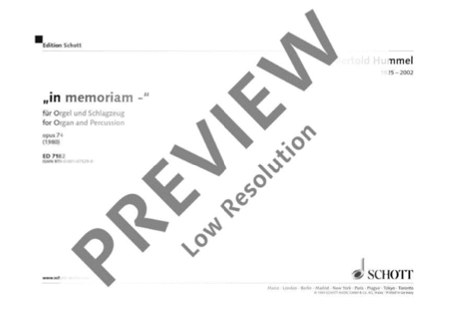 - in memoriam - Organ scores gallery preview page 2