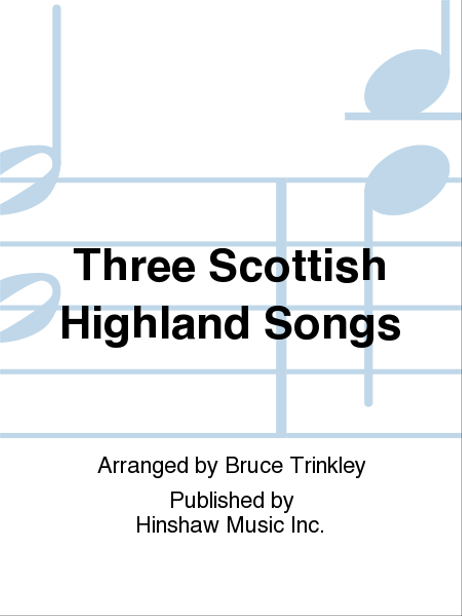 Three Scottish Highland Songs TTB scores gallery preview page 1