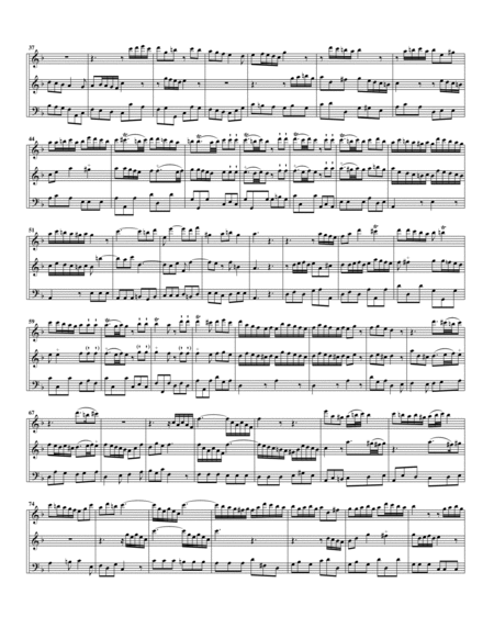 Trio sonata TWV 42:c2 (Essercizii musici, trio no.1) (arrangement for 3 recorders)