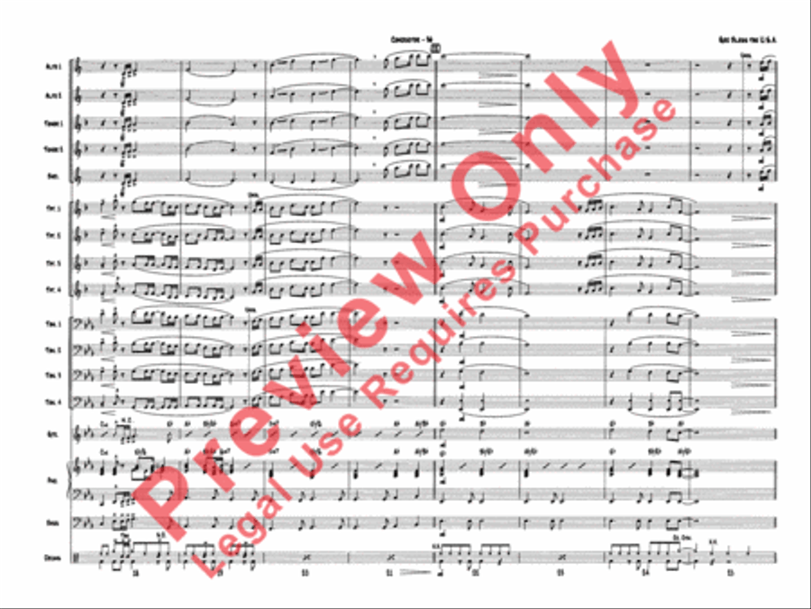 Superset #5: The Patriotic Collection (Medley) Jazz Ensemble scores gallery preview page 37