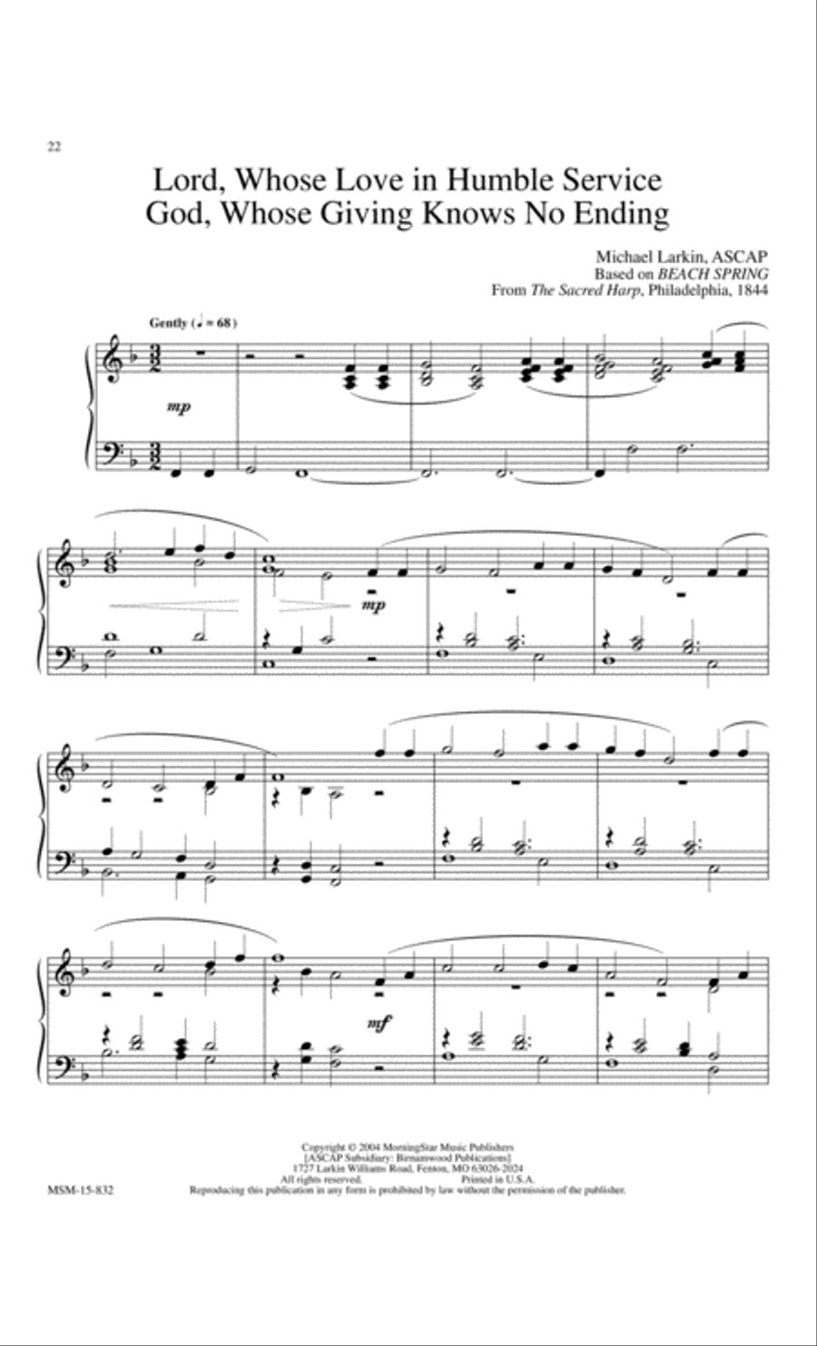 Be Thou My Vision 10 Meditative Hymns for Piano Easy Piano scores gallery preview page 9