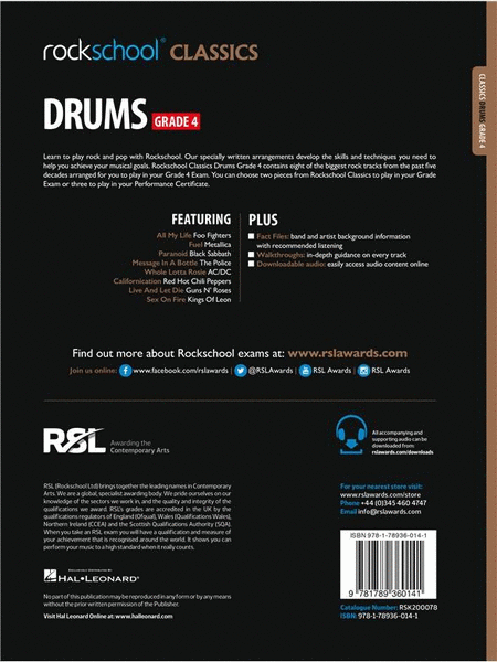 Rockschool Classics Drums Grade 4