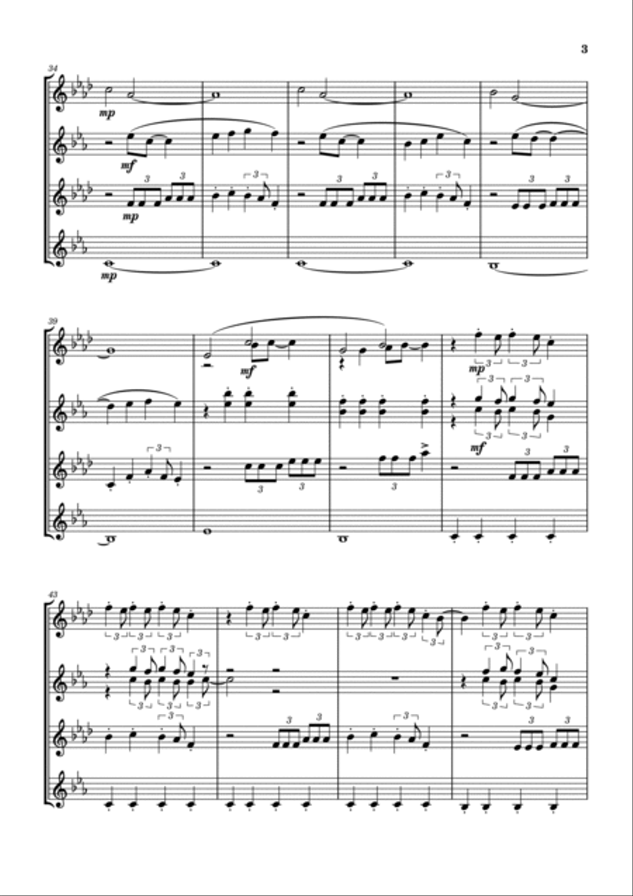Sail Woodwind Quartet scores gallery preview page 3