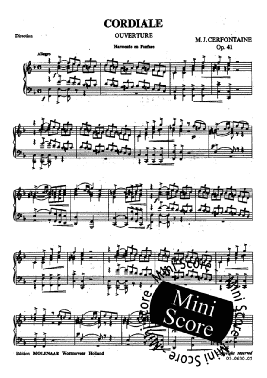 Cordiale Fanfare Band scores gallery preview page 5