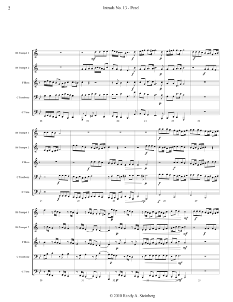 Intrada No. 13 Brass Ensemble scores gallery preview page 5