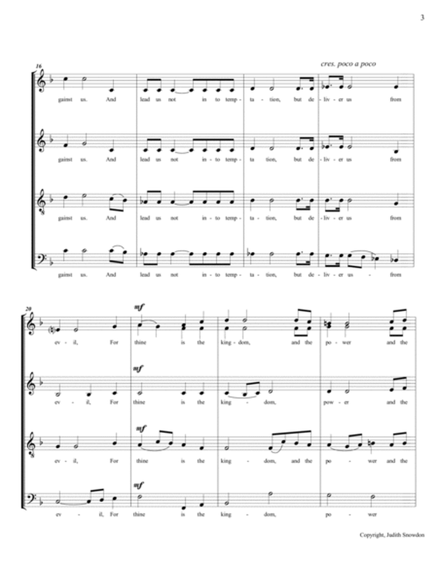 The Lord's Prayer, a cappella image number null