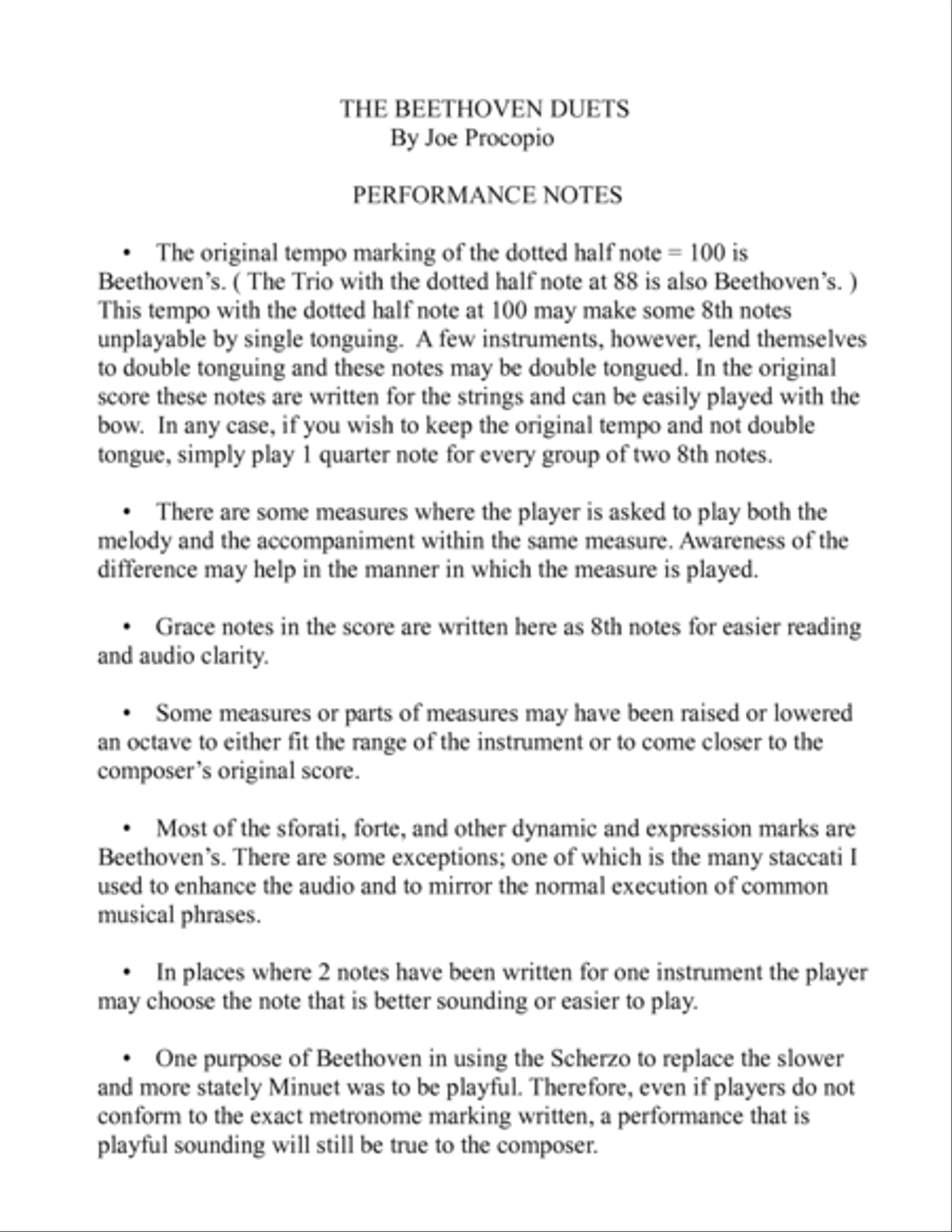 The Beethoven Duets For Oboe Volume 2 Scherzi 4, 5 and 6 Woodwind Duet scores gallery preview page 4