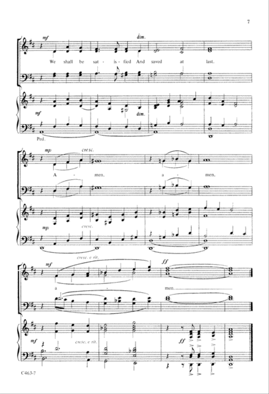 Here at Thy Table, Lord 4-Part scores gallery preview page 8