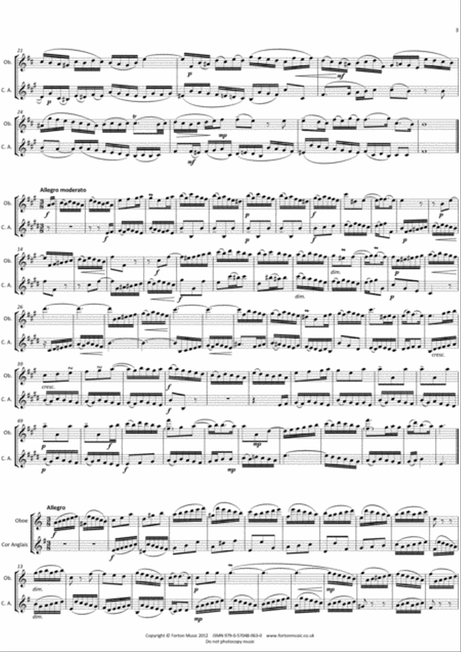 15 Inventions Woodwind Duet scores gallery preview page 3