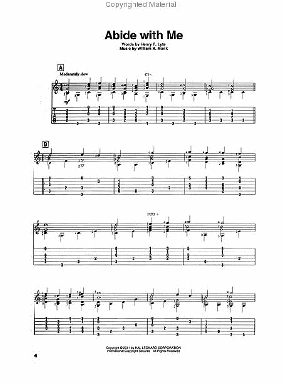 Classical clearance guitar hymns