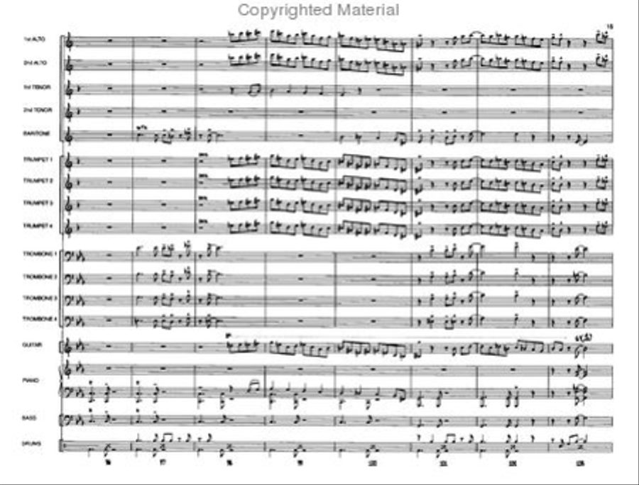 Eenie, Meenie, Minor Mode Jazz Ensemble scores gallery preview page 14