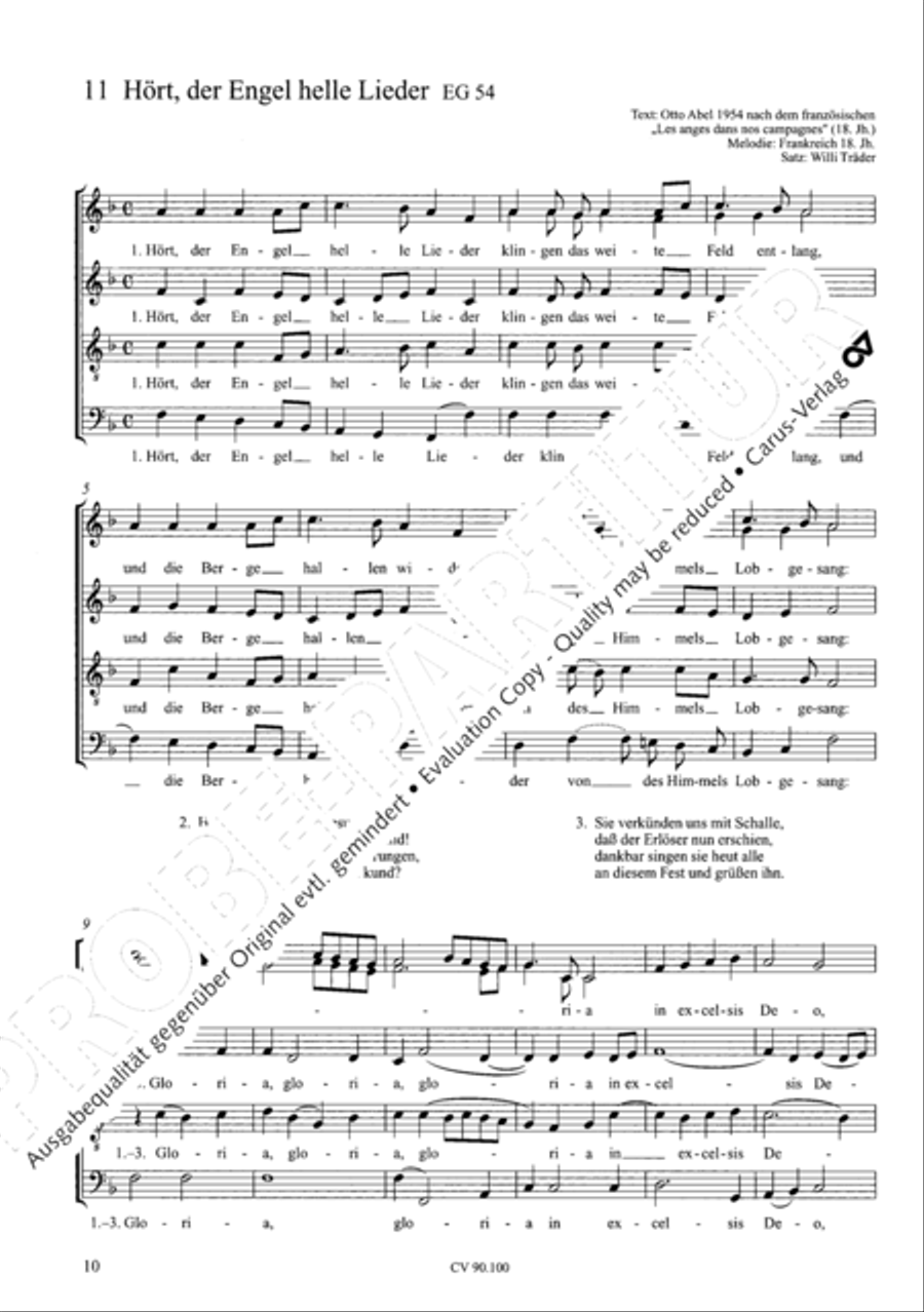 Chorsatze zum Evangelischen Gesangbuch Choir scores gallery preview page 15
