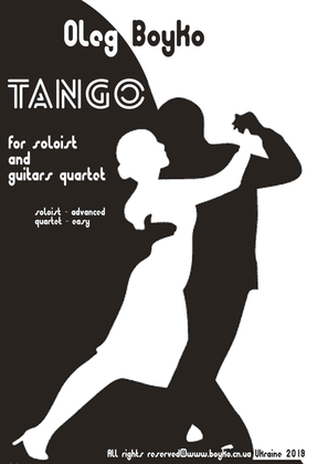 Book cover for Tango (1+4) for soloist and guitars quartet
