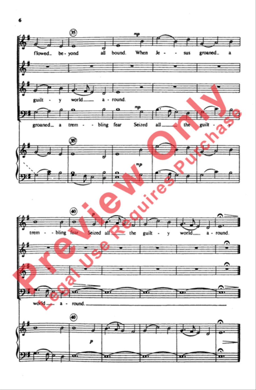 When Jesus Wept When Jesus Wept 4-Part scores gallery preview page 5