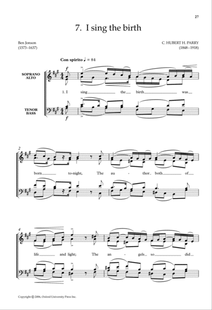An Edwardian Carol Book An Edwardian Carol Book 4-Part scores gallery preview page 3