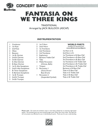 Fantasia on We Three Kings: Score