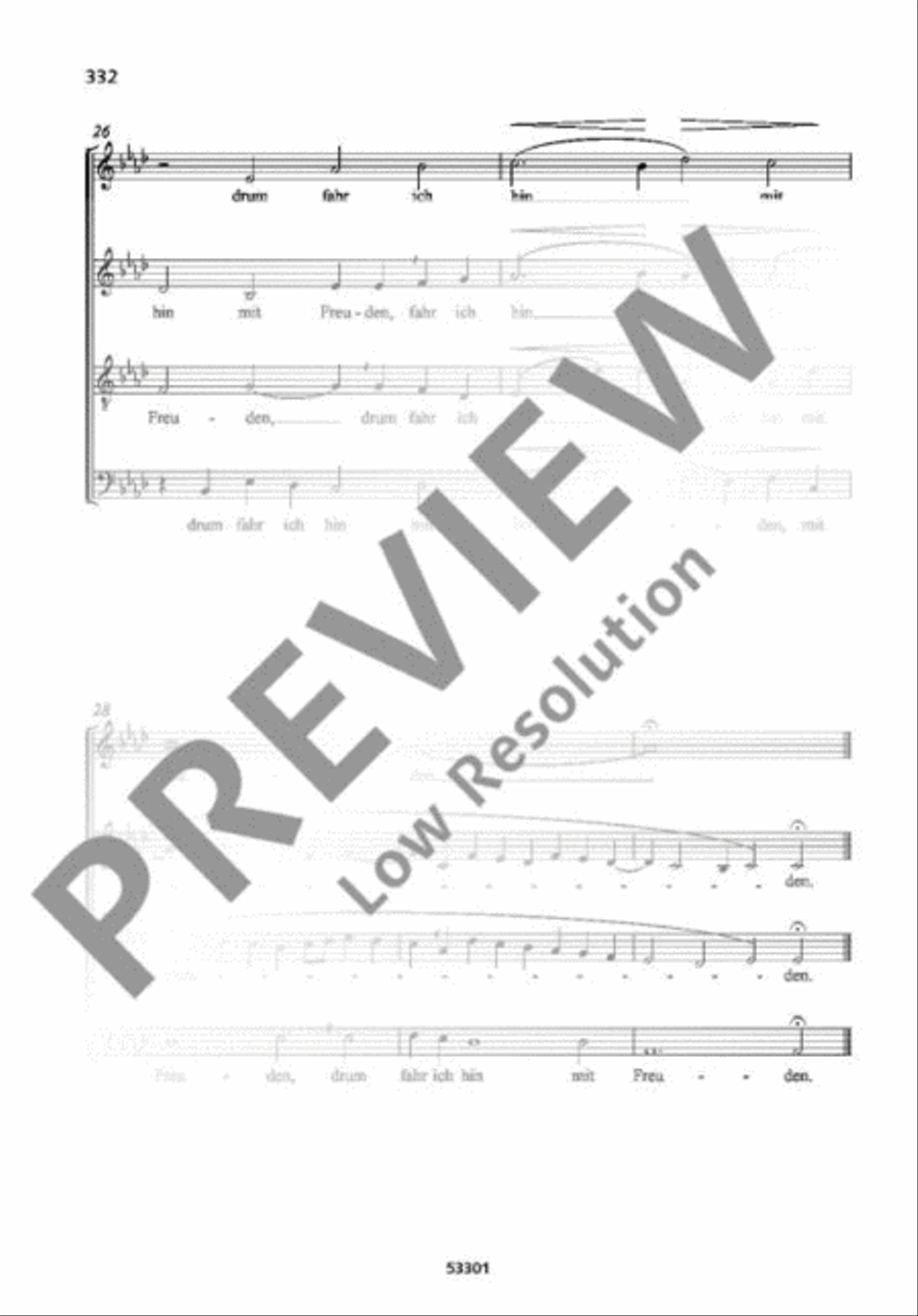 Weil du vom Tod erstanden bist Mixed Choir scores gallery preview page 5