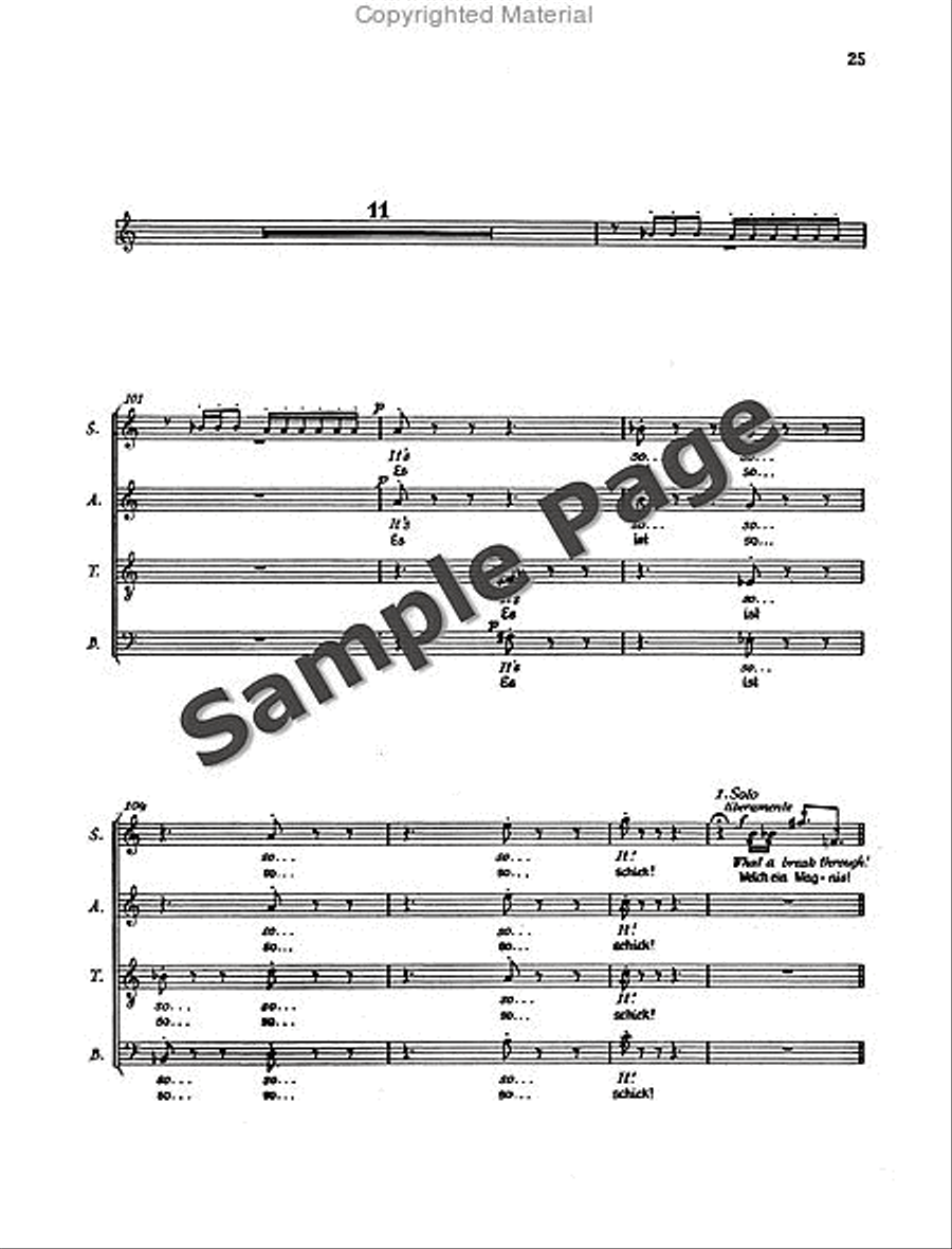 Henze Moralities(1967) Chor.score 4-Part scores gallery preview page 28