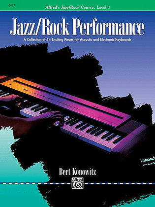Book cover for Alfred's Basic Jazz/Rock Course: Performance, Level 1
