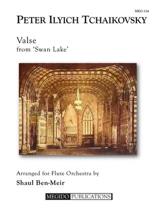 Book cover for Valse from 'Swan Lake' for Flute Choir