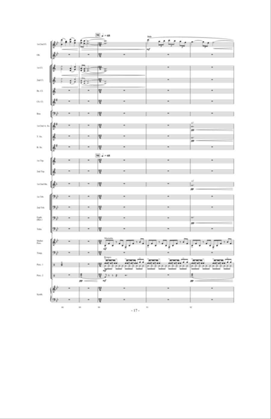 Earhart Earhart Concert Band scores gallery preview page 16
