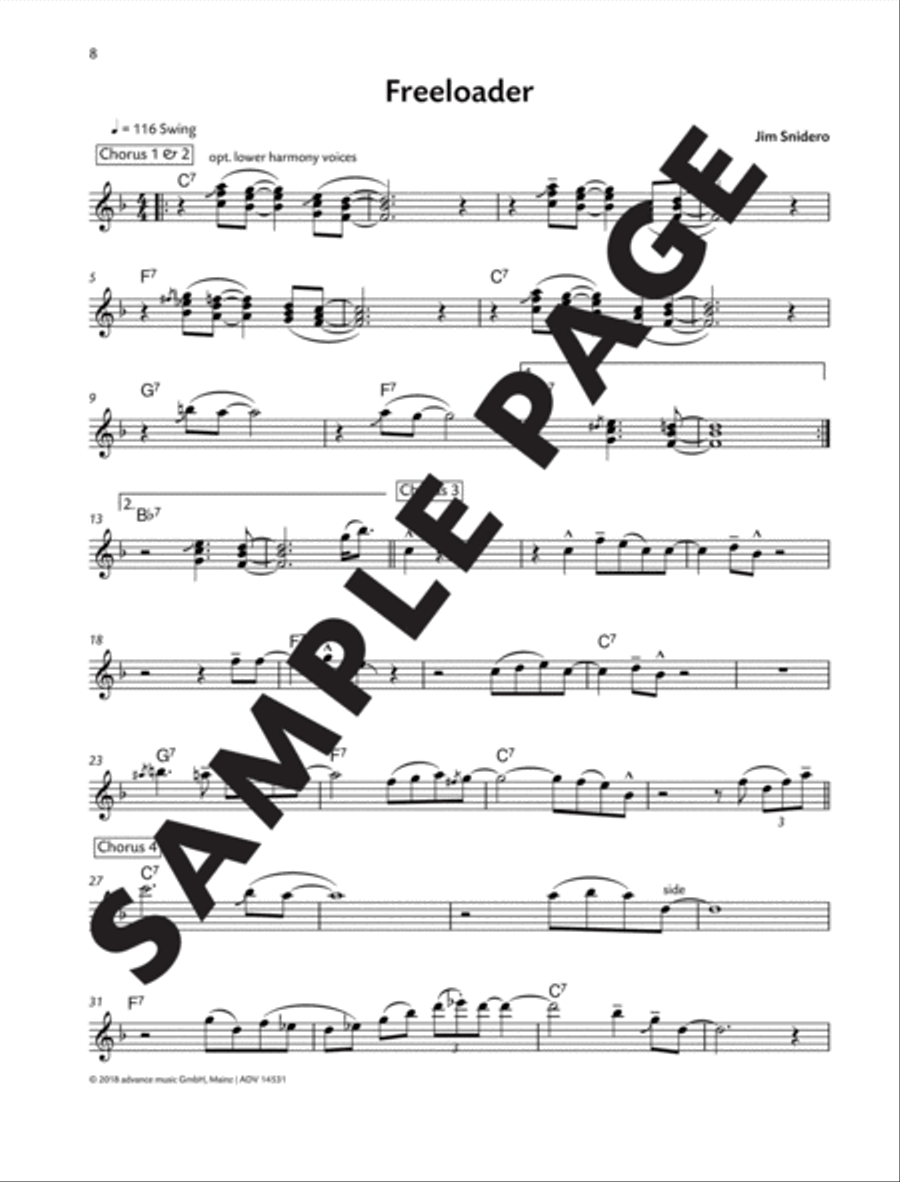 The Essence of the Blues -- Tenor Saxophone Tenor Saxophone scores gallery preview page 2
