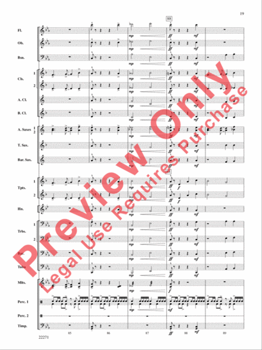 Nemesis Concert Band scores gallery preview page 20