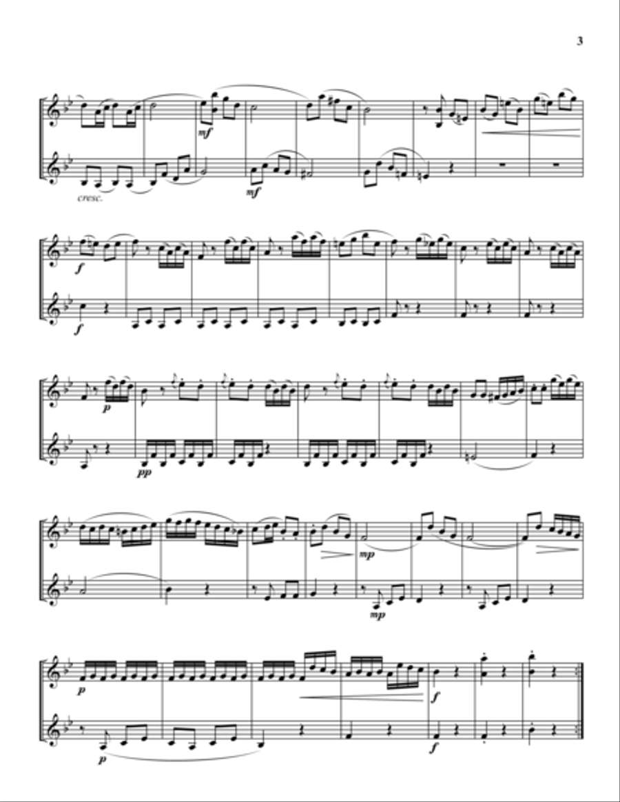 20 Duets for Horn Brass Duet scores gallery preview page 3