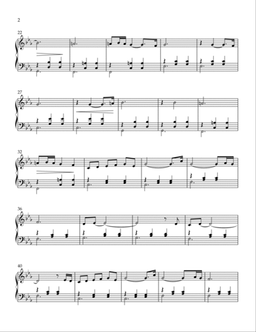 Sleeping Lotus Piano Solo scores gallery preview page 2