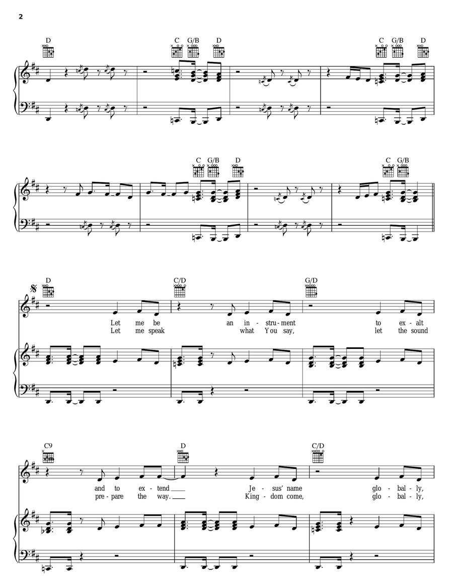 Cover The Earth Cover The Earth Acoustic Guitar scores gallery preview page 2