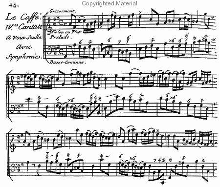 Le caffe (cantata, extract from Book III) - 1703