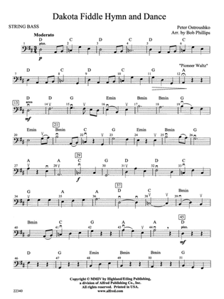 Dakota Fiddle Hymn and Dance: String Bass