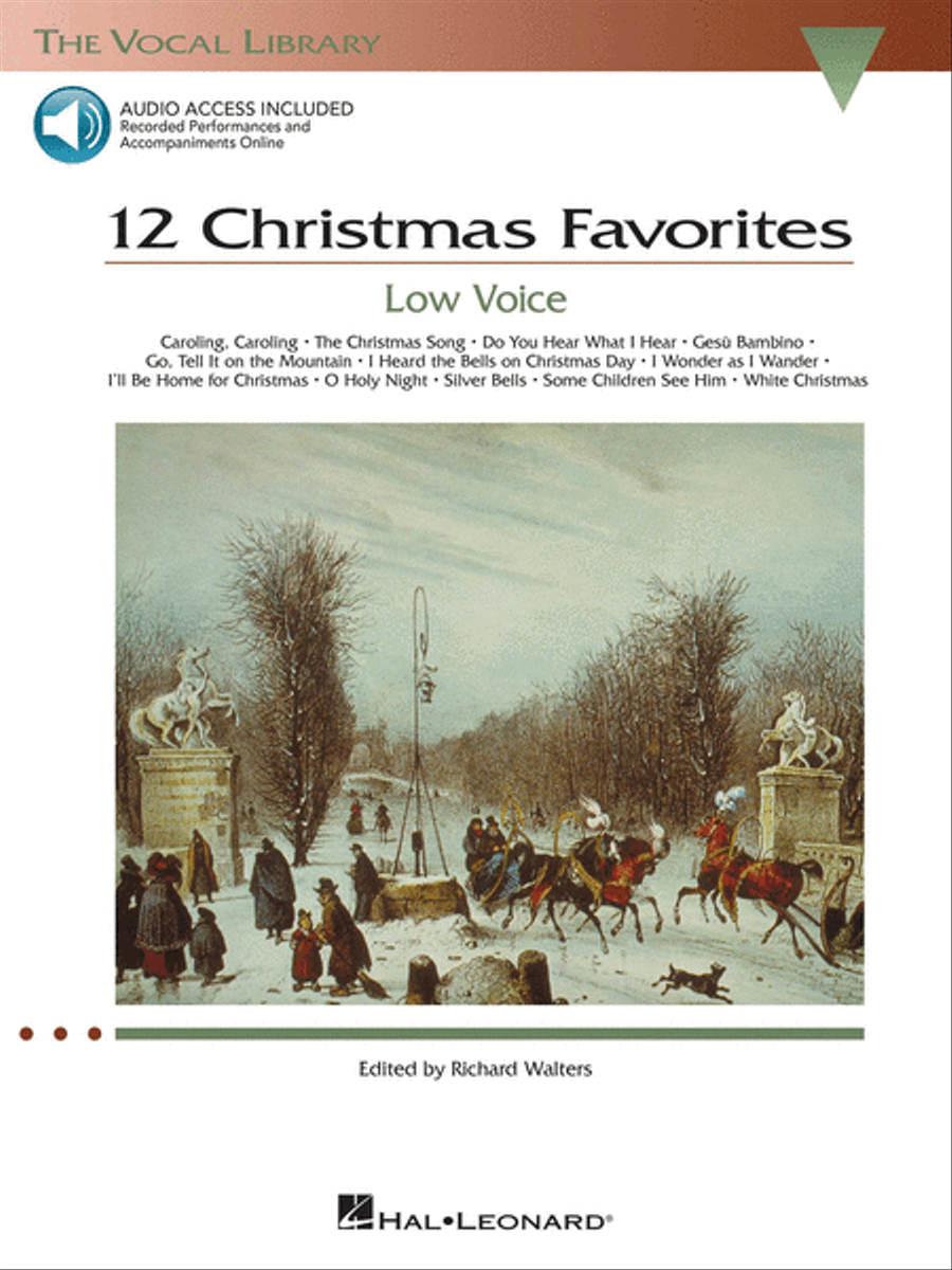 12 Christmas Favorites - Low Voice Low Voice scores gallery preview page 1