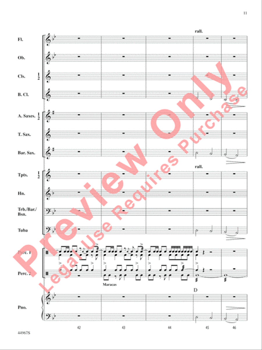 Tango Argentina Concert Band scores gallery preview page 12