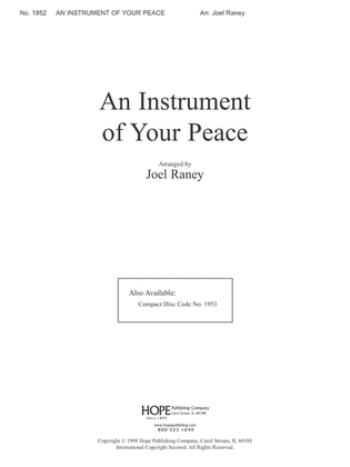 Book cover for Instrument of Your Peace, An