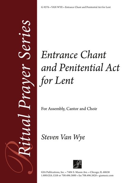 Entrance Chant and Penitential Act for Lent image number null