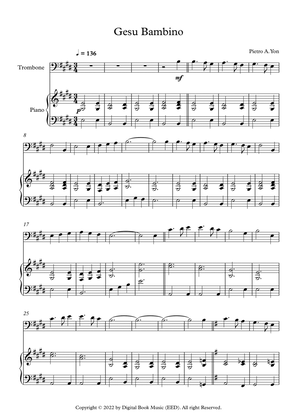 Gesu Bambino (The Infant Jesus) - Pietro A. Yon (Trombone + Piano)