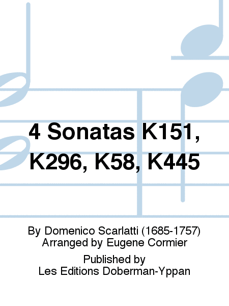 4 Sonatas K151, K296, K58, K445