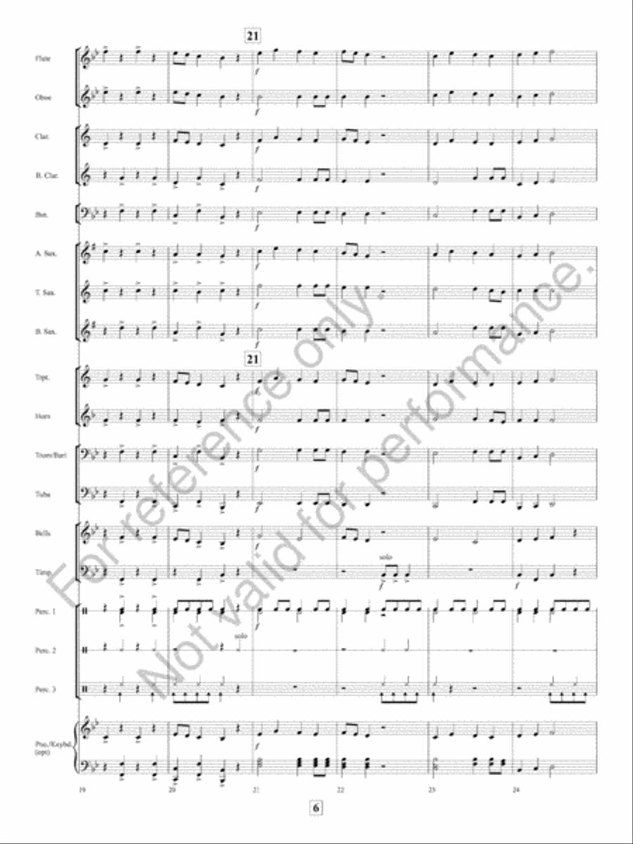 March A Doodle Dandy Concert Band scores gallery preview page 7