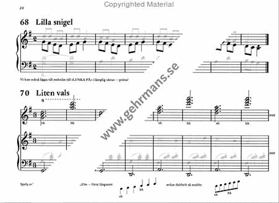 Flerhandigt 1 Piano Duet scores gallery preview page 7
