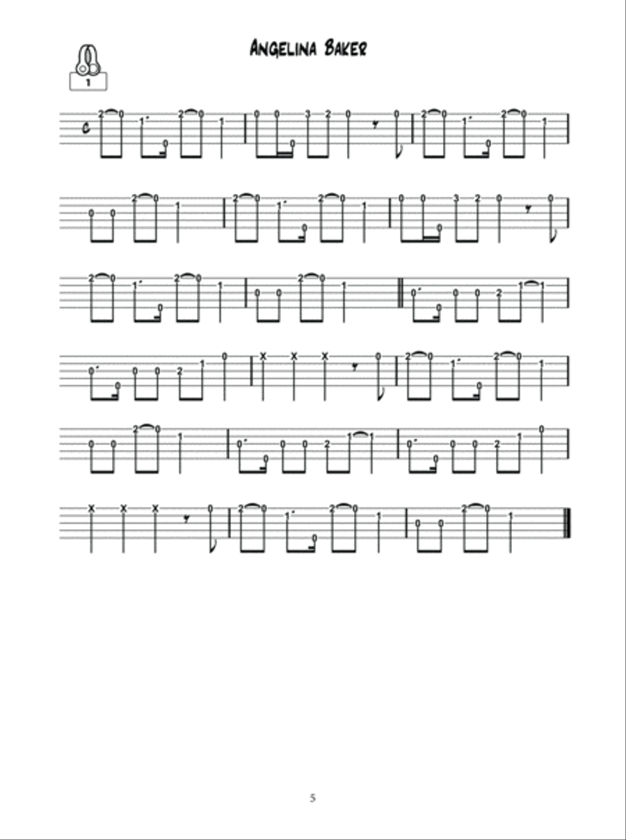 Early 5-String Banjo Solos Banjo scores gallery preview page 6