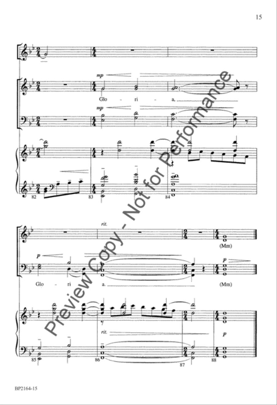 The Huron Carol 4-Part scores gallery preview page 16