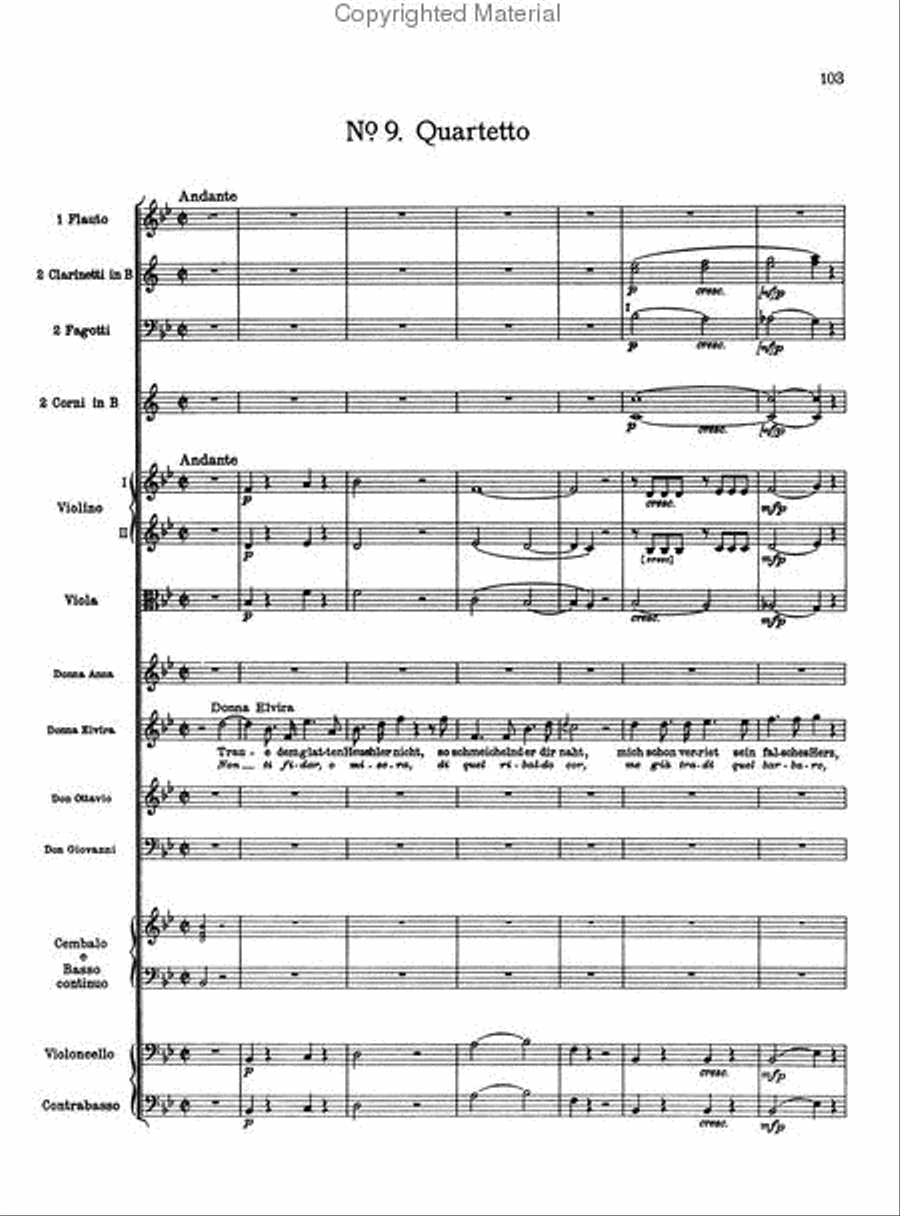 Don Giovanni Voice scores gallery preview page 4