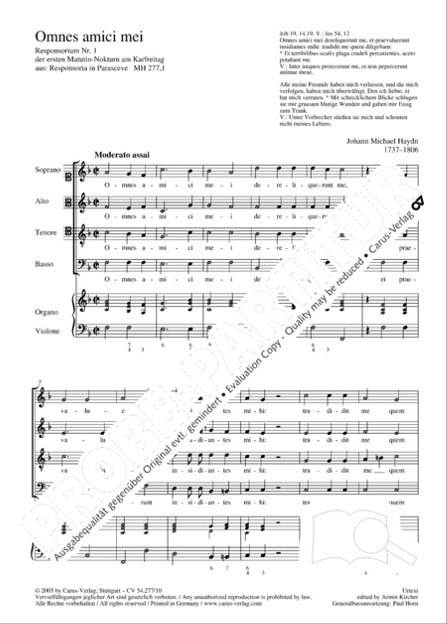 Omnes amici mei 4-Part scores gallery preview page 3