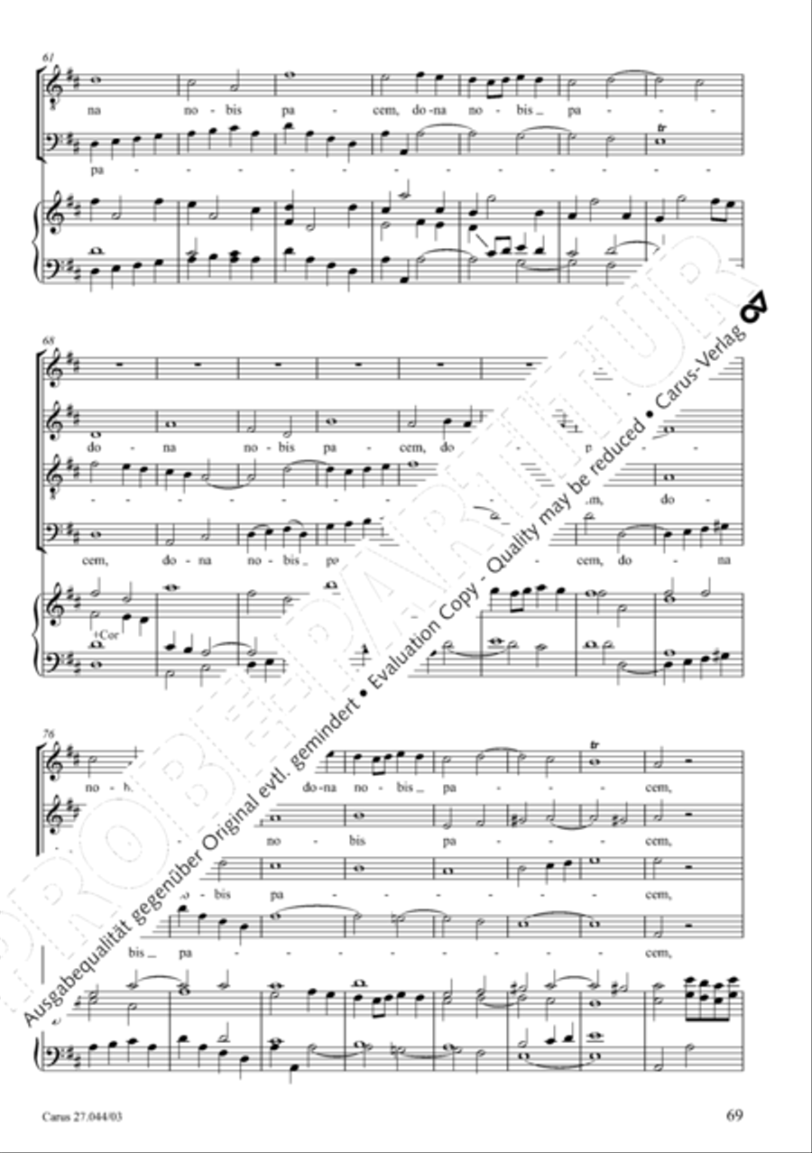 Messa per il Santissimo Natale 4-Part scores gallery preview page 70