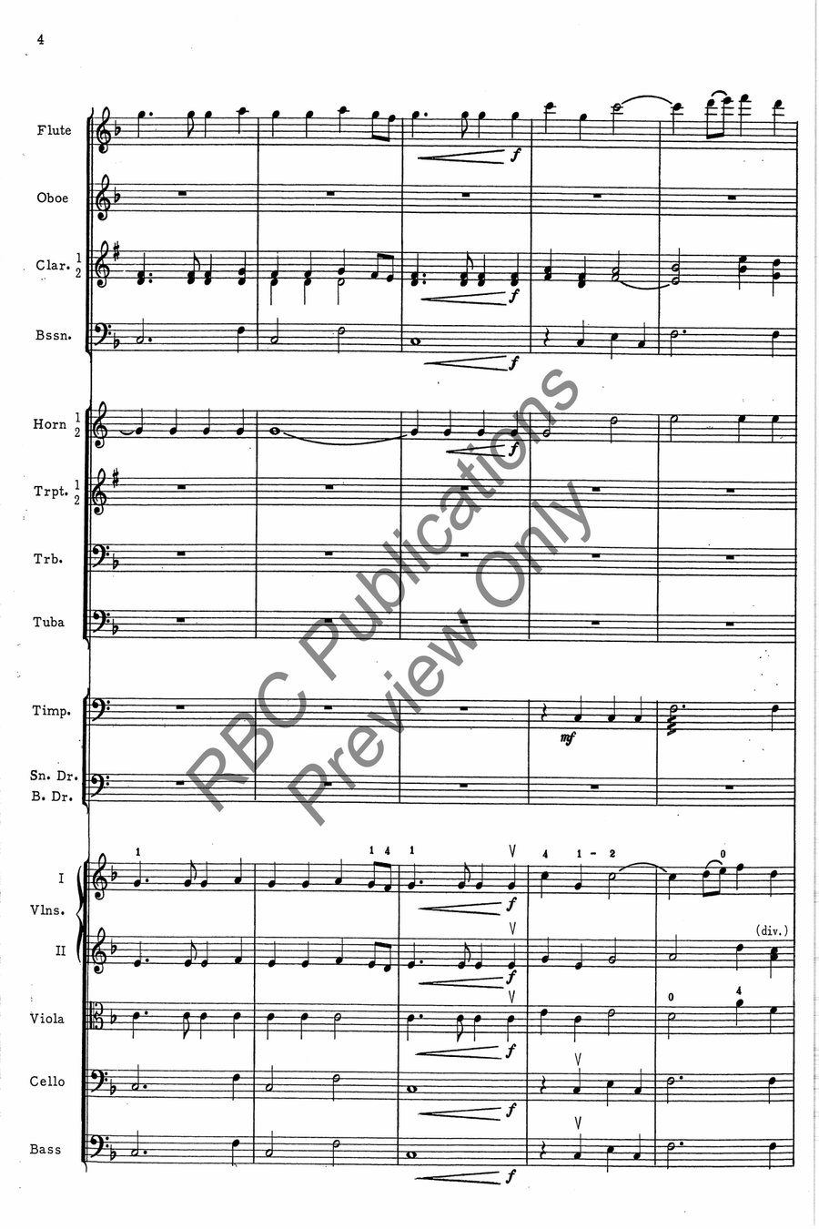 Psalm And Air Psalm And Air Full Orchestra scores gallery preview page 5