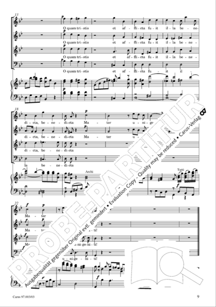 Stabat mater Stabat mater 4-Part scores gallery preview page 10