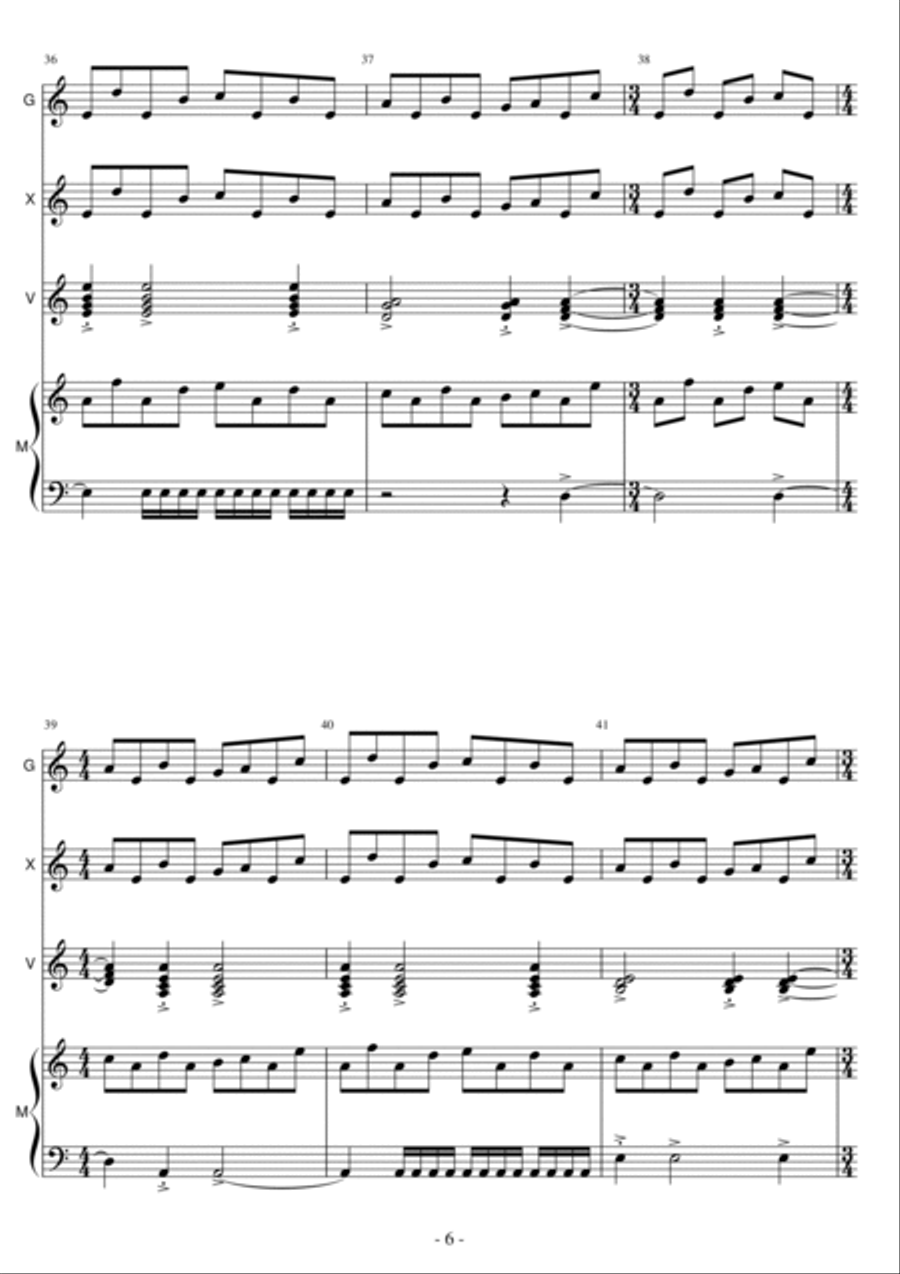 Tubular Bells Tubular Bells Glockenspiel scores gallery preview page 6