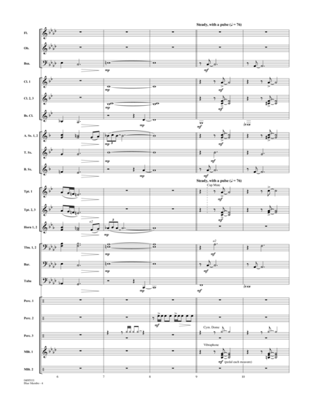 Blue Mambo - Conductor Score (Full Score)